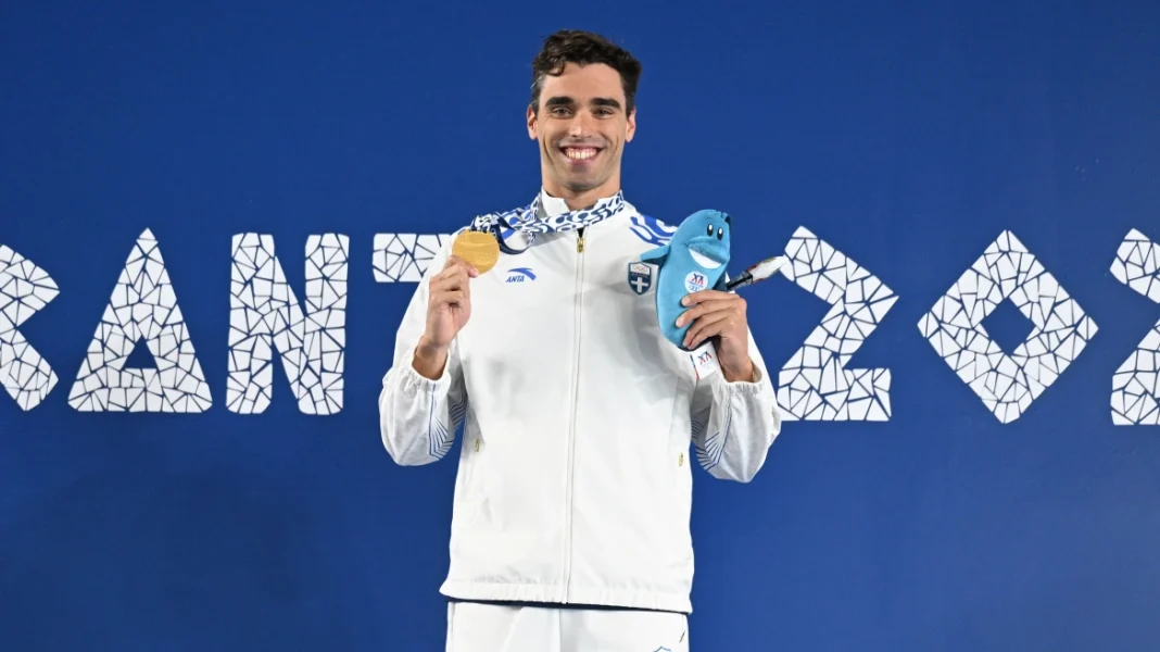 7062931 Μεσογειακοί Αγώνες 2026: Χρυσός ο Χρήστου στα 50μ ύπτιο, πρώτη και η Ντουντουνάκη στα 100μ πεταλούδα